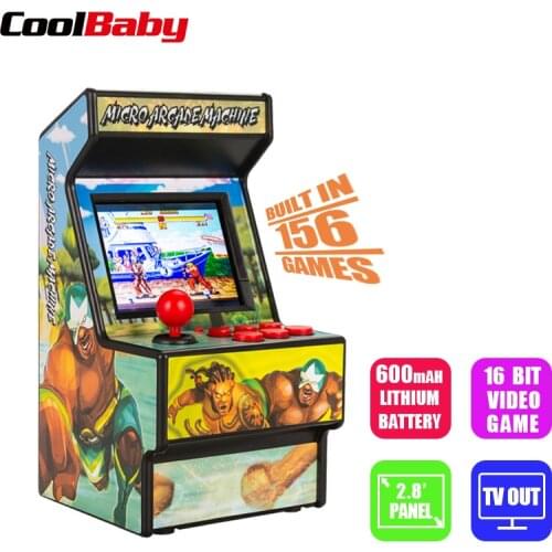 Retro Mini Arcade Handheld Game Console 16 Bit Game Player Built-in 156 Classic Games For Kids Gift Toy