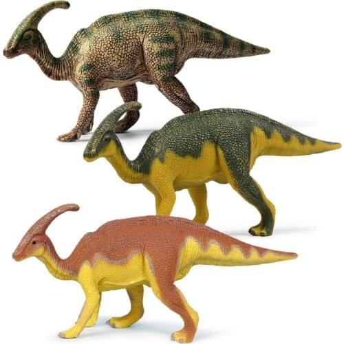 Parasaurolophus Model Hand-made Collection Plastic Dinosaur Toy Childrens Education Simulation Jurassic Gift Animal Figure
