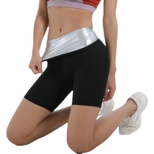 Women High waist stretch shorts Running fitness Sweating thin waist feminine sports shorts YF037