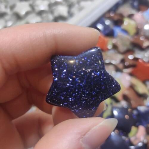 1pcs various Stone five-pointed star Healing Gem For Home Decorative Collection Gifts