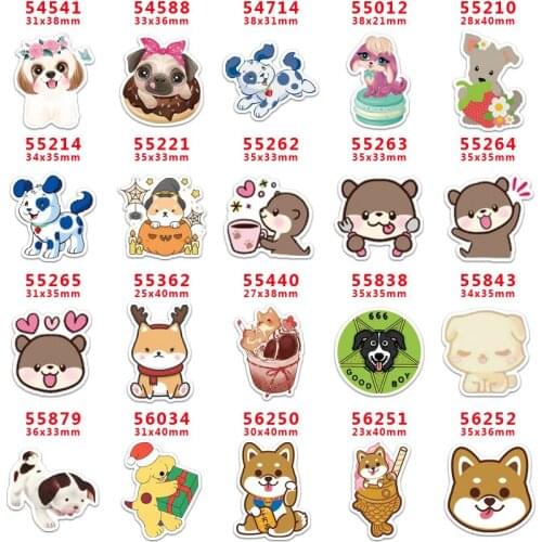 10 Pcs Cartoon Planar Resin Cabochons PR54541