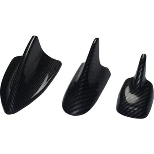 Shark Shape Fin Antenna Car External Roof Decorative Antenna with Adhesive Base Car Accessories Car External Decor