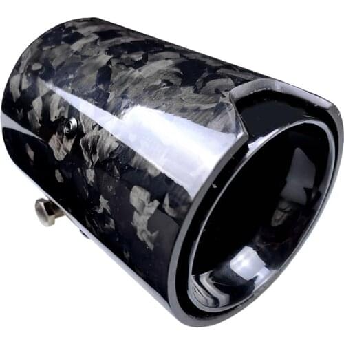 Car Exhaust Pipe M LOGO black stainless steel Forged Carbon Fiber Exhaust Tips for M Performance Exhaust Pipe