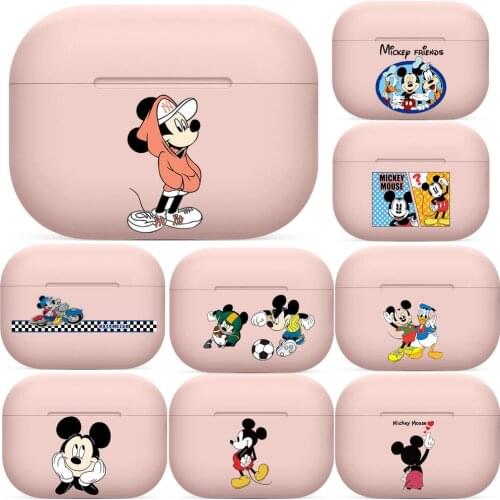 Disney mickey For Airpods pro case Protective Bluetooth Wireless Earphone Cover For Air Pods airpod case air pod cases Pink