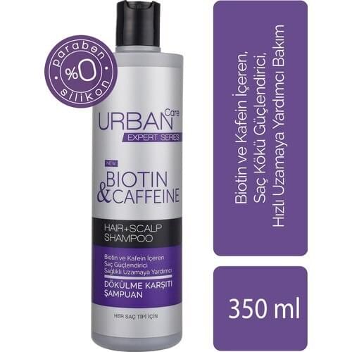 URBAN Care EXPERT Shampoo male and female hair Shampoo Biotin & Caffeine Shampoo 350 ml hair Care
