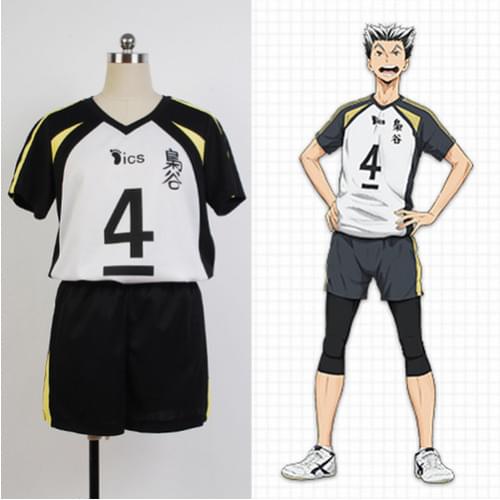 Anime Haikyuu cosplay Fukurodani Academy Volleyball Uniform Bokuto Koutarou Akaashi Keiji Haikyu Jersey Cosplay Costumes