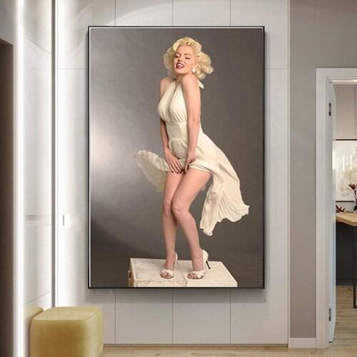 Modernoil on Canvas Painting Sexy Lady Women Wall Art Posters and Prints Wall Art Pictures for Bedroom Home Decoration No Frame