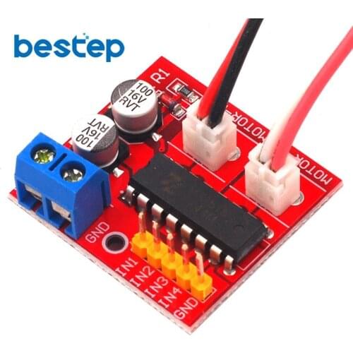 2.5A Dual Bridge Brushed DC Motor Drive Controller Board Module for Arduino Smart Car Robot Low Power Consumption MX1919