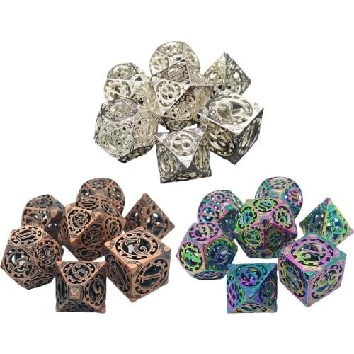 7 Dice Die Set DND Number Dice for Role Playing Game D&D Pathfinder