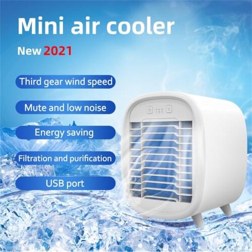 Usb Desk Mini Fan Portable Air Cooler Air Conditioner Fans Desktop Air Cooling Fan Humidifier Purifier For Office Bedroom#db4
