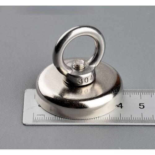 1pc neodymium magnet powerful super powerful search hook belt magnet power fishing material saving neodymium iron boron