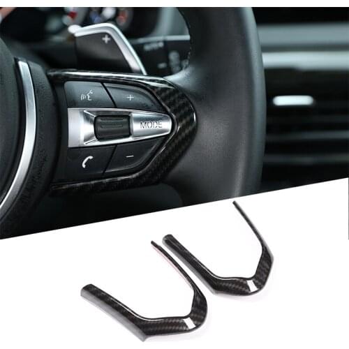 Steering Wheel Decoration Frame Trim Carbon Fiber ABS For BMW F20 F22 F21 F30 F32 F33 F36 F06 F12 F13 X5 F15 X6 F16 M-Sport