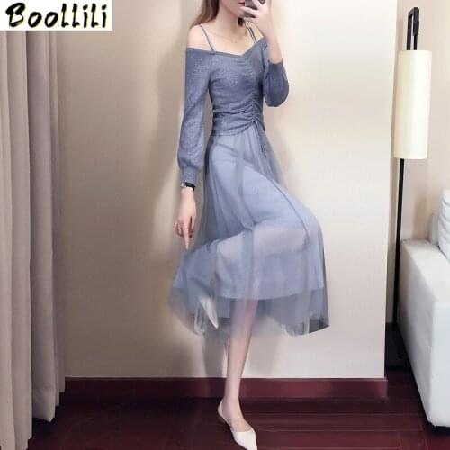 Spring Summer Dress Women Clothes 2020 Two Piece Set Women Tops + Dresses Korean Dress Elegant Office Party Dress Vestido