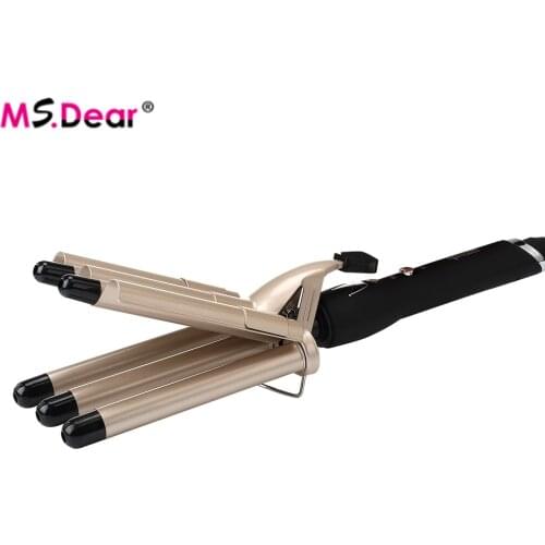 Hair curling iron curlers Curling Iron Crimpers Wavers Curler Wand Fast Heating Five 5 Barrels Hair Waver For Dry Hair Styling