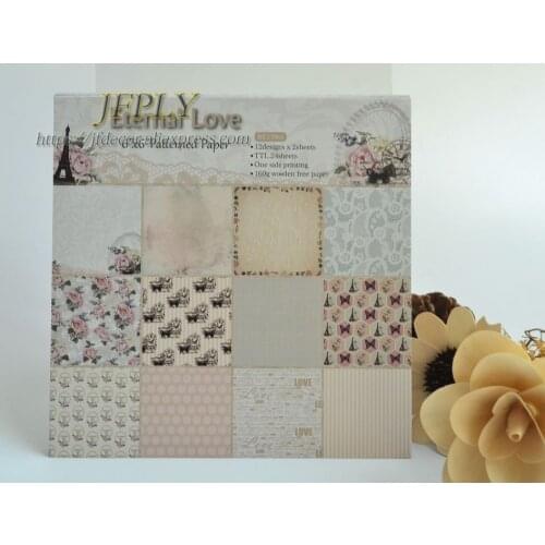 Merry Christmas Series Scrapbooking Paper Pack Craft Paper Art Card Card Making 6"x 6" 24 Sheets /pack