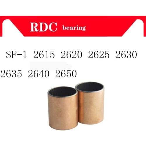 SF1 SF-1 2615 2620 2625 2630 2635 2640 2650 Self Lubricating Composite Bearing Bushing Sleeve 26 x 30 x 15 20 25 30 35 40 50mm