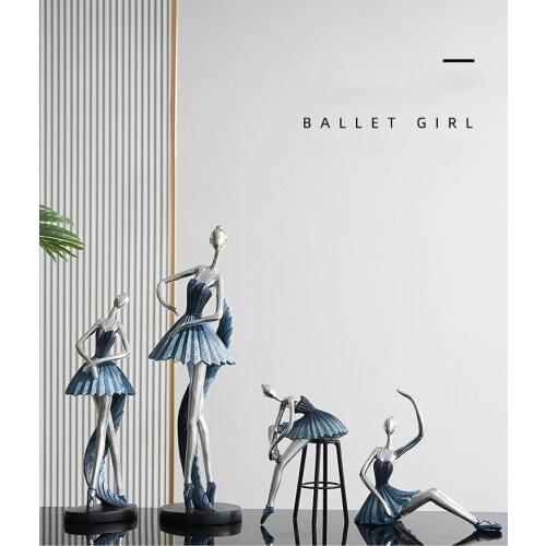 Modern dream elegant ballet girl home living room TV cabinet simple decorative art ornaments