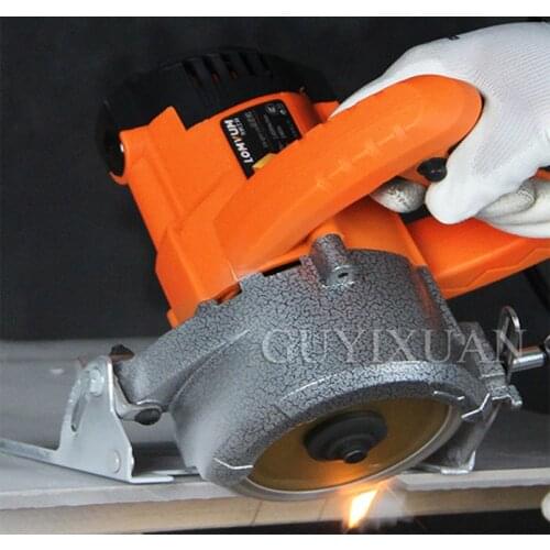 Cutting machine household small woodworking portable high-power portable ceramic tile stone metal marble chainsaw 110MM16.5*12CM