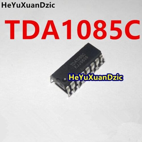 10Pcs/ lot TDA1085C TDA1085CG TDA1085 1085 DIP-16 Universal motor speed controller drive IC New Original Product