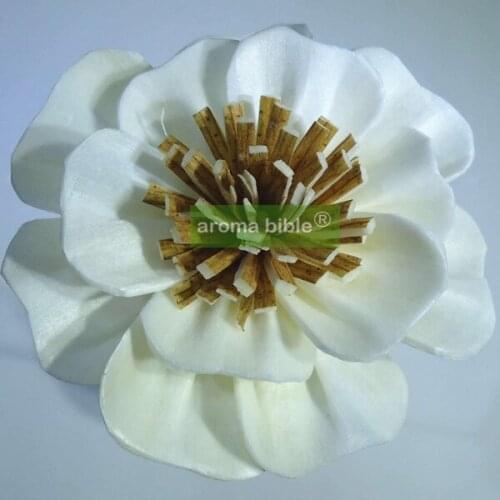 1000 pcs /lot Handmade sola wood flowers for fragrance diffuser and home decor with 12cm Rope or rattan reed sticks Top quality