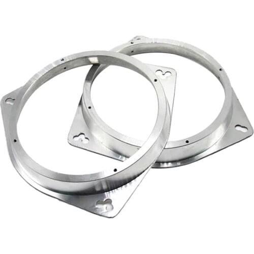 2PCS Horn Washer Adapters Brackets Speaker Mount Plates Adapters Brackets Special Speaker for TOYOTA NISSAN Solid Pad aluminum