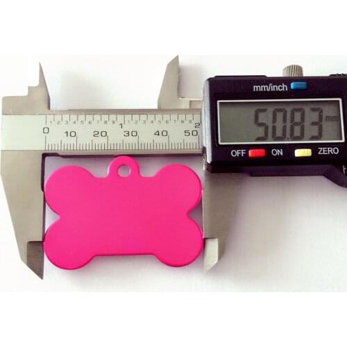 Dhl free shipping pet tag mix colors pet id tag 50*34mm bone shape dog name tag custom dog cat id tag pet pendant