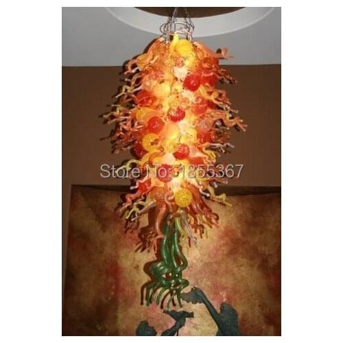 Free Shipping Fanstic 100% Handmade Cheap Chain Hanging Chandelier