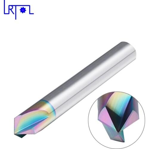 Diameter 3-20mm 3f solid tungsten carbide chamfer end mill 60/90/120 straight groove milling cutter Aluminum cnc cutter bits