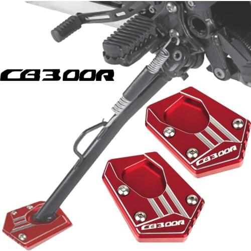 For HONDA CB300R 2017-2021 2017 2018 2019 2020 2021 Side Stand Enlarge Enlarge the base of motorcycle foot support CB300R 2019