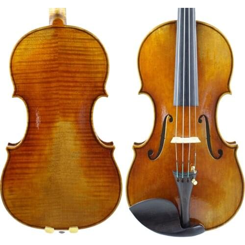 European master level professional violin amber lacquer retro master level violin