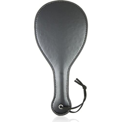 PU Leather Ass Spanking Paddle Punishment Whip Sexy Flogger Adult Game Fetish Sex Toy for Couple Kinky Pat BDSM Slave Clap Slap