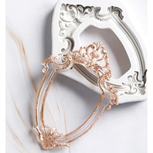 European Frame Mould Silicone Mold Fondant Cake Decorating Tool Gumpaste Sugarcraft Chocolate Forms Bakeware