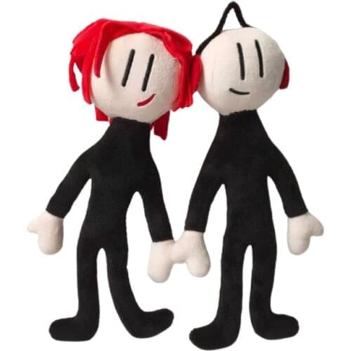 New The Henry Stickmin Collection Plush Toy Cartoon Doll Toy Stuffed Soft Toy Birthday Christmas Gift For Children 26CM