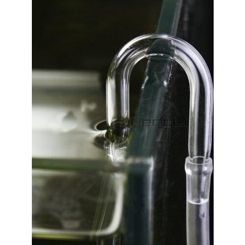 JFENGLI 5 PCS Glass U Shape Connector for Air tube, Free Shipping