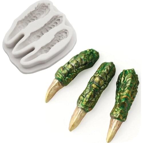 Claws Of Dinosaurs Easter Silicone Mold Fondant Cake Chocolate Candy Decorating Tools