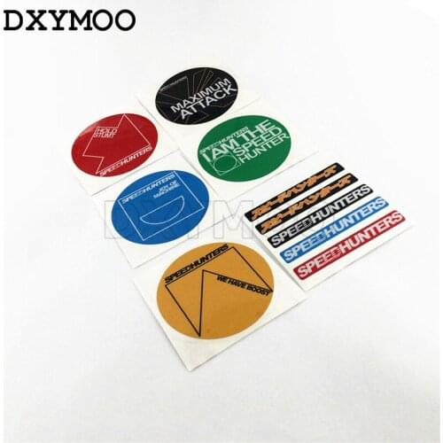 Creative Fashion Motorcycle Decals Japanese SH Hellaflush Car Window Sticker Decals for SH Speedhunters MAXIMUM ATTACK A5 Size