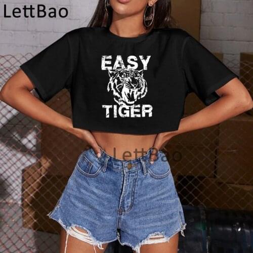LettBao Women's Cropped T-shirts