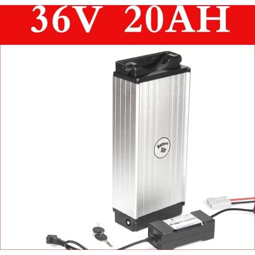 36V 20AH samsung lithium battery aluminum alloy Rear rack electric bike battery 36v e-bike lithium ion battery pack 42v 1000w