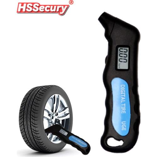 TH805 Car Digital Tire Pressure Gauge LCD Display Air Gauge Car Manometer Barometers Tester for Car Truck Motorcycle Bike