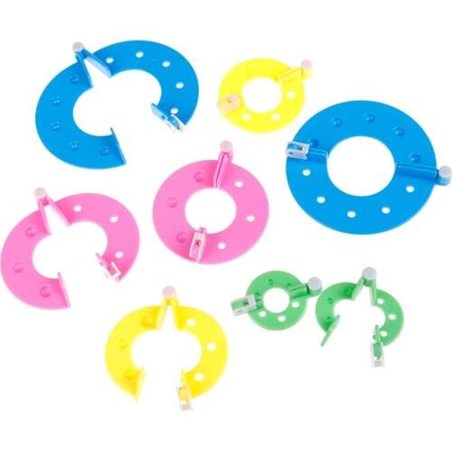 8pcs Pompom Maker Kit Knitting Crafts Different Sizes Plush Ball Making Tool For Drop Shipping