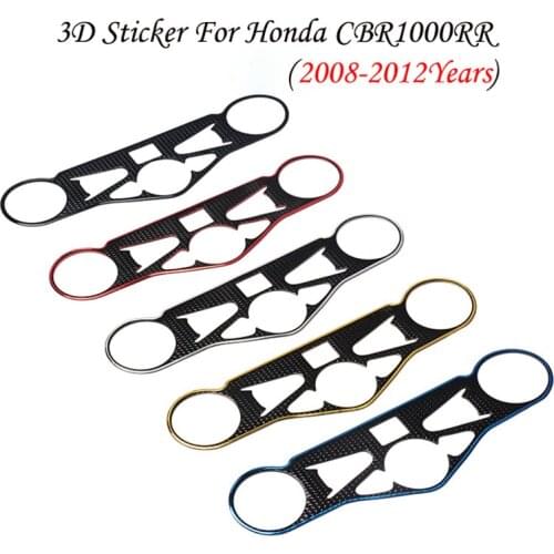 Motorcycle Decal Pad Triple Tree Top Clamp Upper Front End for Honda CBR1000RR CBR 1000RR CBR 1000 RR 2008 2009 2010 2011 2012