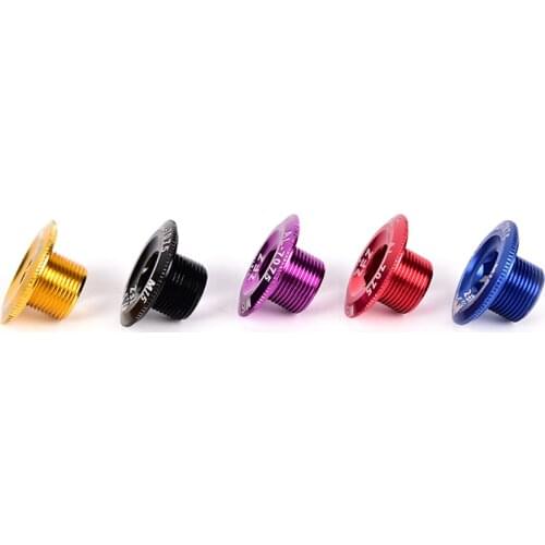 New Hot Crank Screw Cap M15 MTB Crankset Crank Cover Aluminum Road Bike Fitting 5 colors Dental Plate Cover