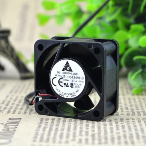 The original FOR Teda EUB0424VHD 24V 0.14A 4CM 40202 wire radiation Cooler fan 40*40*20MM