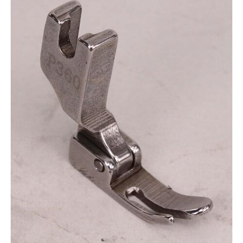 Industrial Sewing Lockstitch Presser Foot Zipper Open Wire Small Left And Right Width Narrow Steel Presser Presser Foot P360