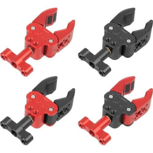 Photography Camera Arm Clamp Clamp Mount Multi-Function with 1/4 and 3/8 Thread for DSLR Camera Arm