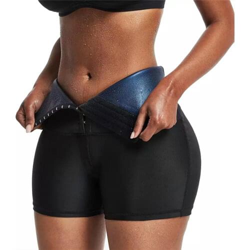 Body Shaper Pants Sauna Shapers Hot Sweat Sauna Effect Slimming Pants Fitness Short Shapewear Workout Gym Leggings Fitness Pants