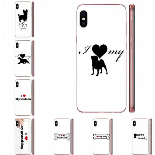 Nice Phone Cases I Love My Yorkie Dog Puppies For LG G3 G4 G5 G6 G7 K4 K7 K8 K10 K40 K50 Q6 Q60 V10 V20 V30 V40 Nexus 5 5X 2017