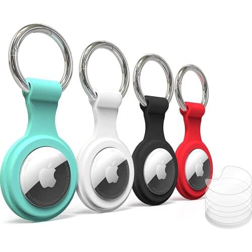 High quality Leather Case For Apple Airtags Protective cover For Apple Locator Tracker Anti-lost Device Keychain Protect Sleeve