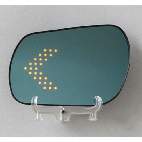 Multi-curvature blue wide angle led arrow turn signal heat defog door rear view mirror for mazda6 mazda 6 m6 replacement parts
