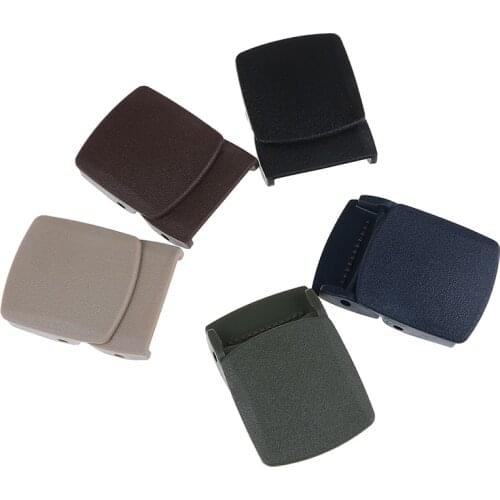 1PCS 32mm Plastic Belt Buckle For Mens Belt Canvas Belt DIY Accessories Cosplay Military Adjustable Tied Nylon Webbing